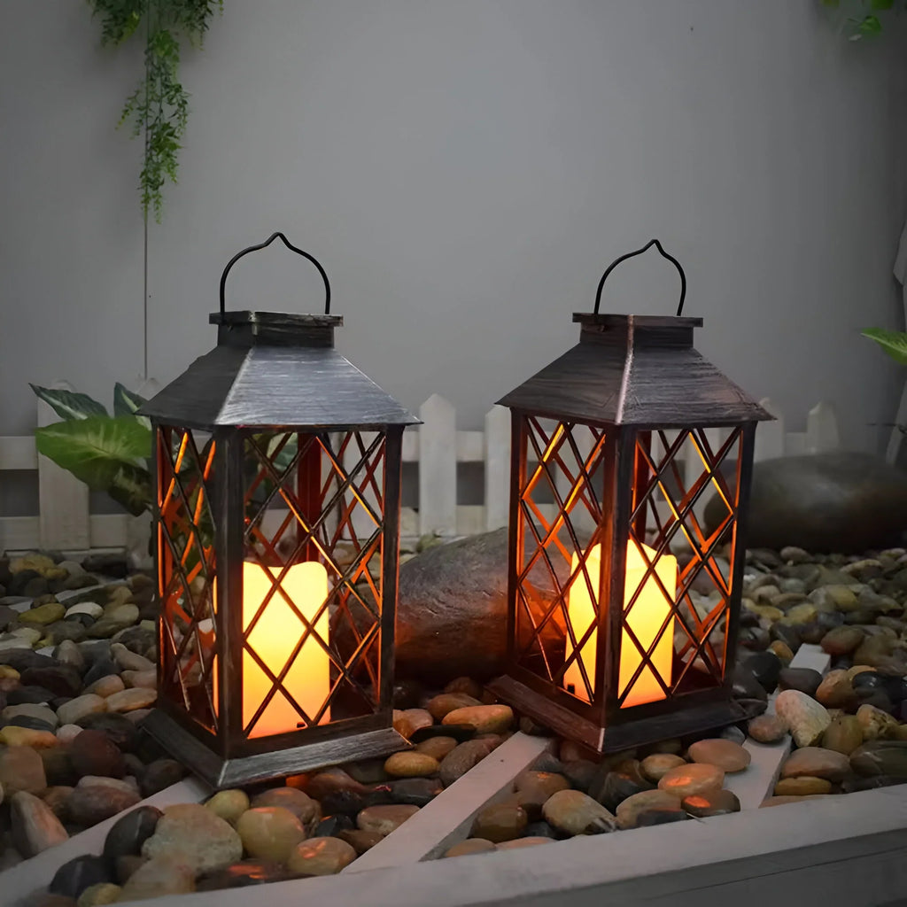 LumiCrest – Lampada da Giardino Solare Vintage