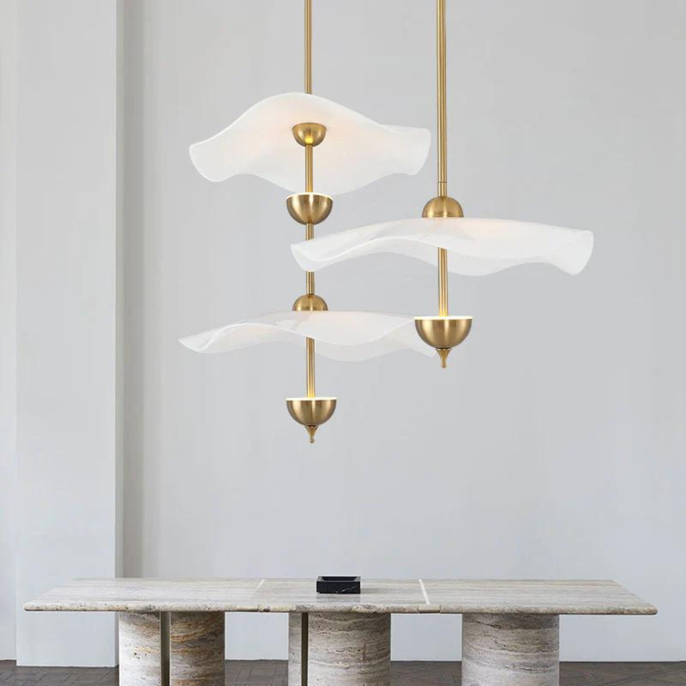 Lampada a Sospensione Lotus – Design Floreale Moderno