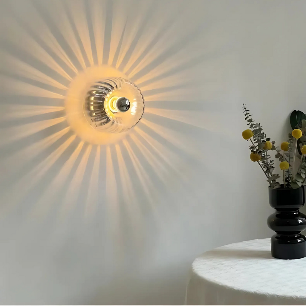 Lampada da Parete in Vetro Atropos - Illuminazione da Interni Elegante