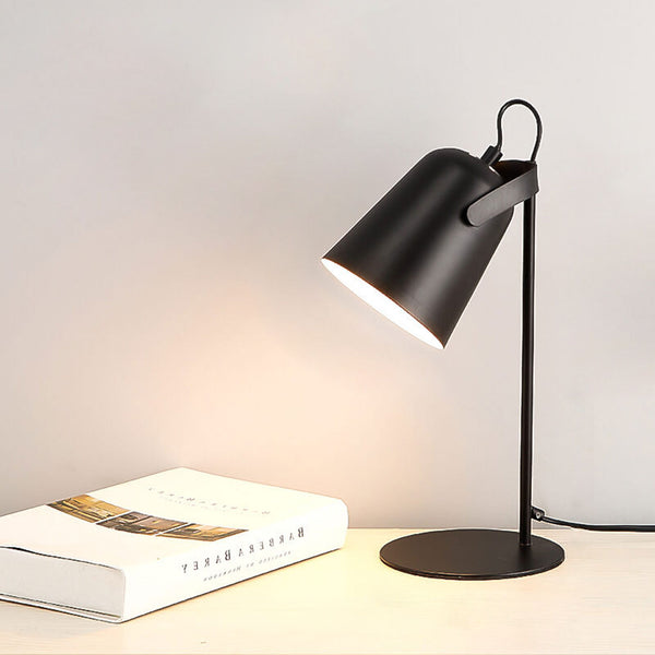 Elaruna | Lampada da Tavolo Moderna in Metallo con Base E26 per Camera da Letto e Soggiorno