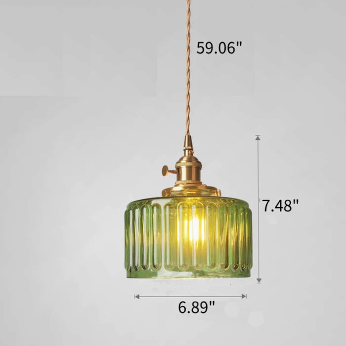 Lampadario Vintage in Cristallo - Celeste | Brehn