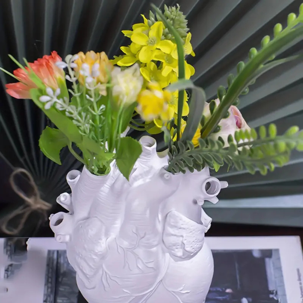HeartVase Blomsterkrukke - Unico Vaso a Forma di Cuore