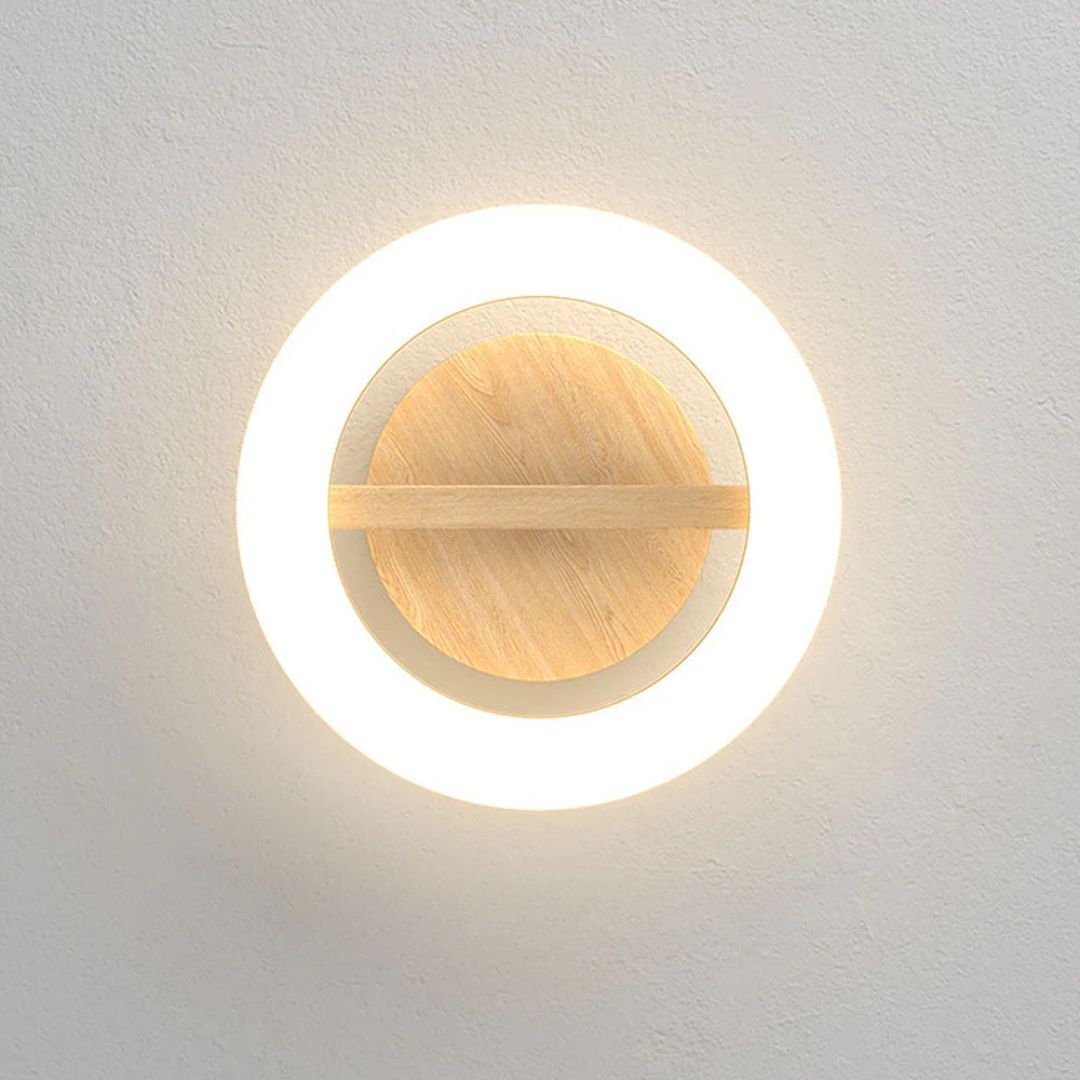 Cypressa - Lampada da soffitto LED rotonda in acrilico per ingresso e hall