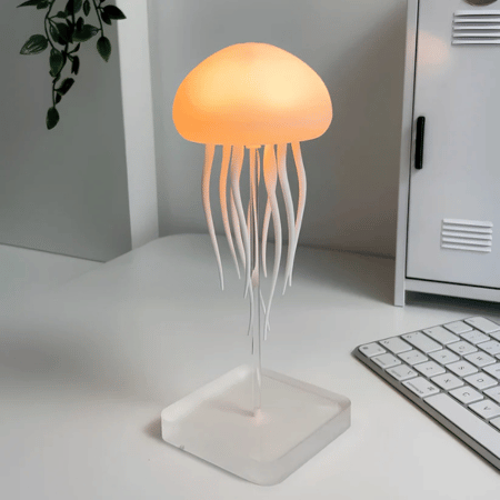 Lampada da Tavolo a LED Medusa con Luce a Cambiamento di Colore