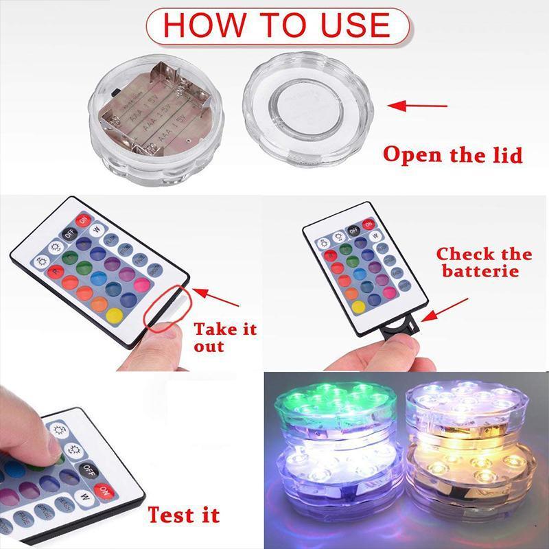 Luci LED subacquee per piscine
