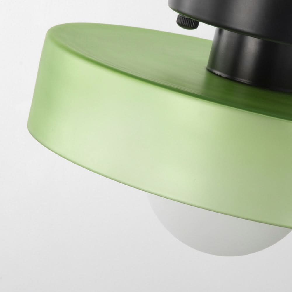 Lampada da Soffitto Rotonda dal Design Moderno – Lampada in Vetro Elegante per Interni Contemporanei