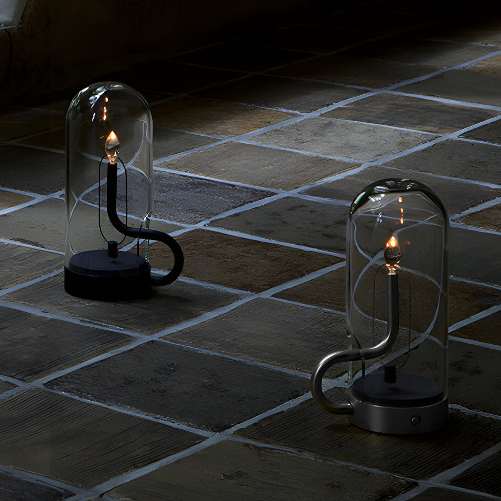 LioraGlow – Lampada da tavolo wireless ricaricabile con illuminazione a LED per uso interno ed esterno