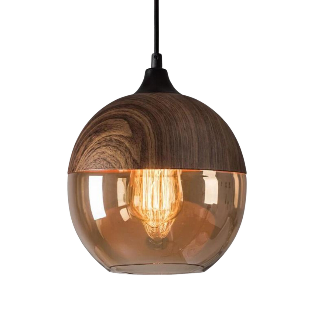 Lampada da Soffitto in Legno Scandinavo Elegante - NordLuna