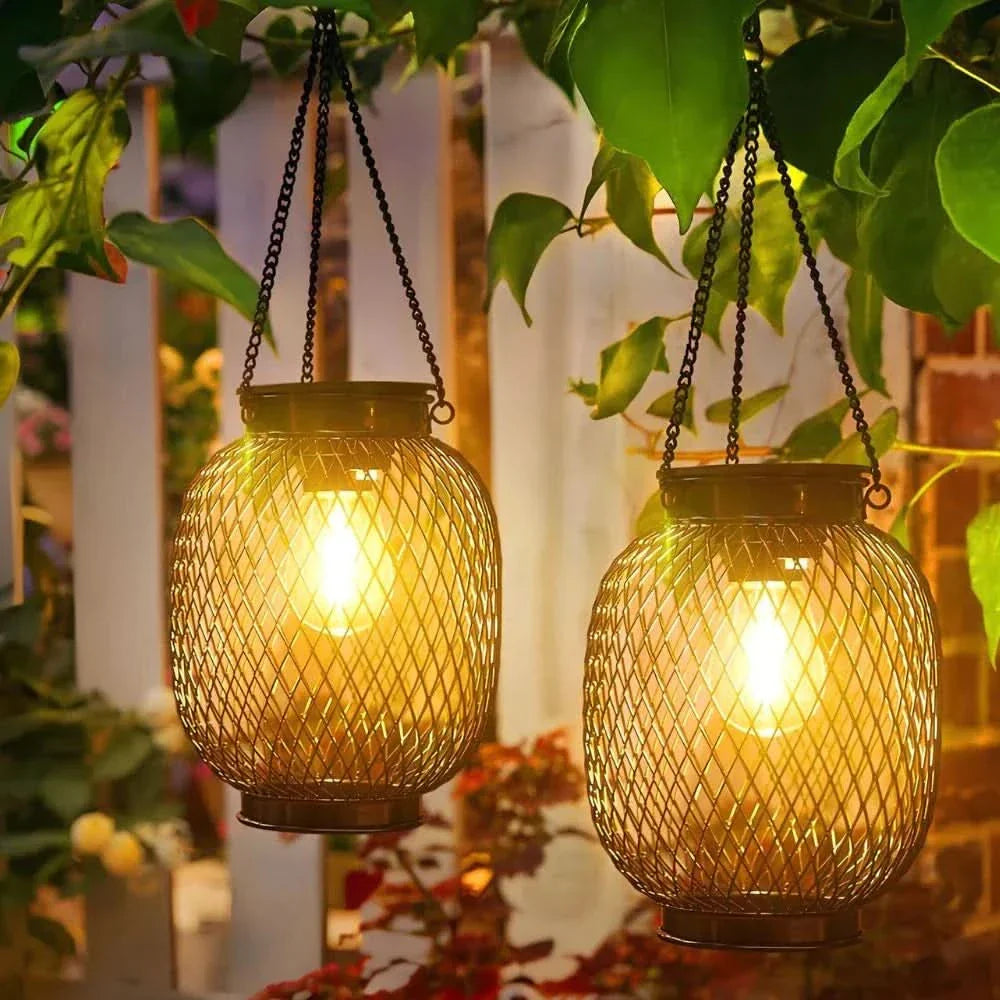 Lanterna Solare Sunny Garden – Luce LED da Esterno Impermeabile con Sensore Automatico