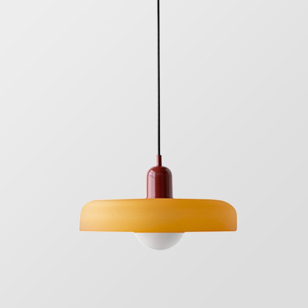 Sandsberg | Lampada a sospensione in vetro | Lampada a sospensione in stile Bauhaus