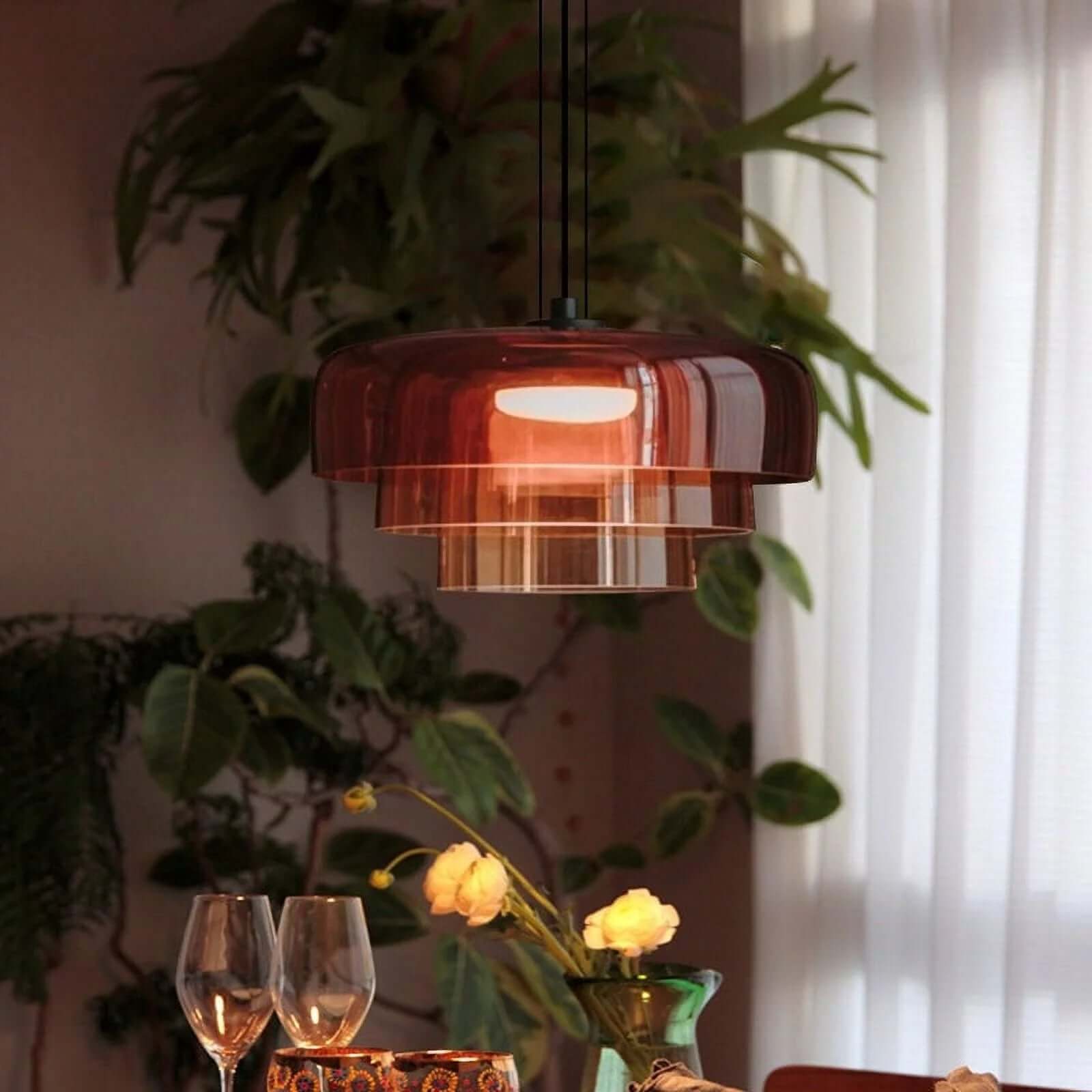 Lampada a Sospensione in Vetro Stile Nordic