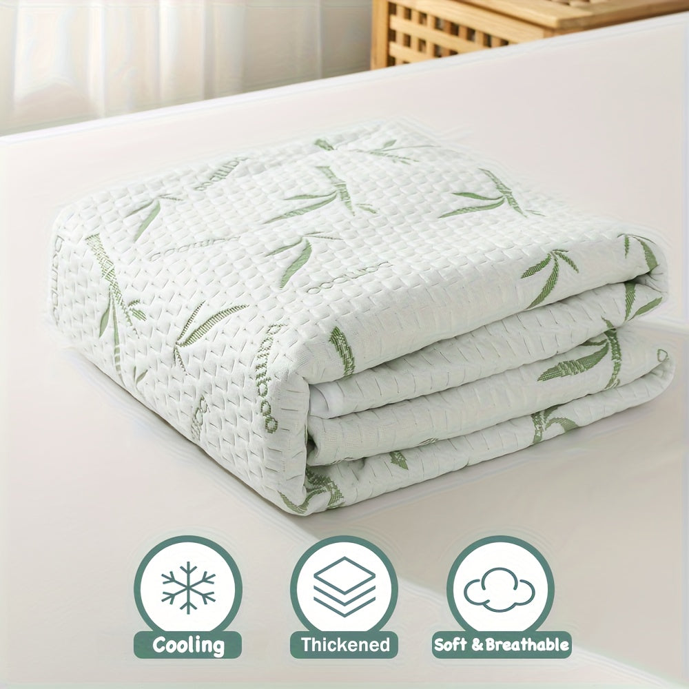 BambooCool Protezione per Materasso – Traspirante e Rinfrescante per un Comfort di Sonno Migliorato