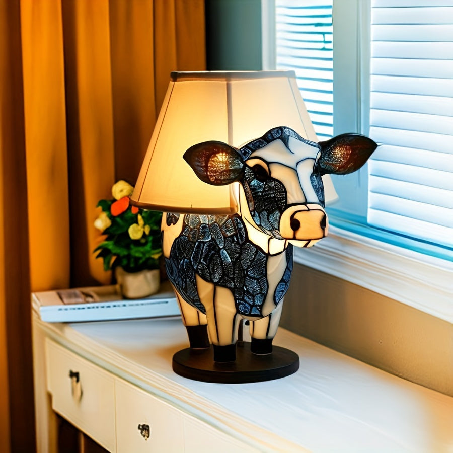 Mucca Decorativa Unica con Funzione Luce