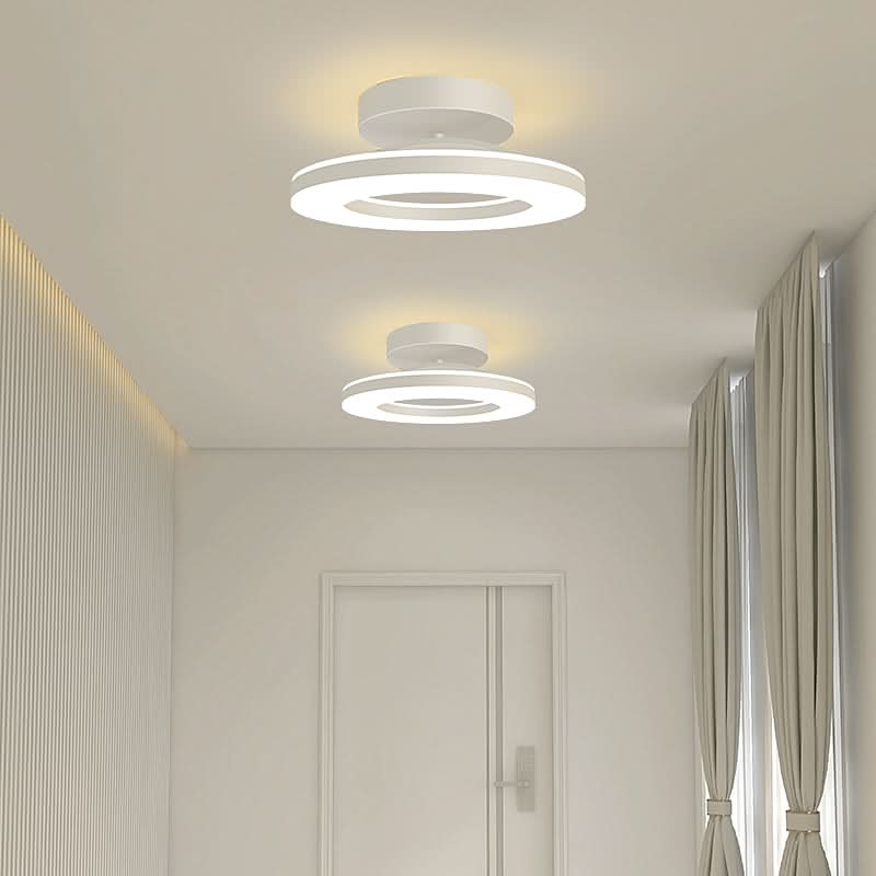ZAYNO Lampada da Soffitto LED Nera – Moderno Montaggio a Scomparsa