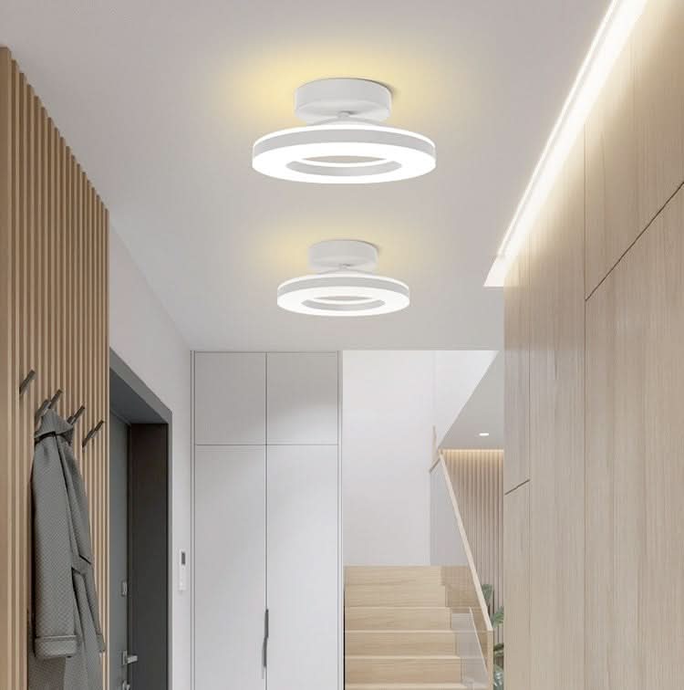 ZAYNO Lampada da Soffitto LED Nera – Moderno Montaggio a Scomparsa