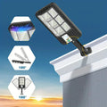 5000LM Faretto Solare Dall'Imbrunire All'Alba, Luci Esterne a Energia Solare con Sensore di Movimento di Sicurezza