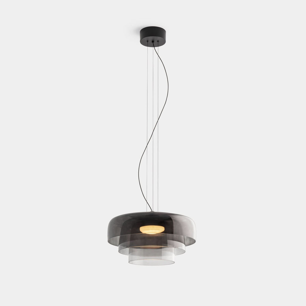 Lampada a Sospensione in Vetro Nordic – Pendant Unico in Metallo e Vetro