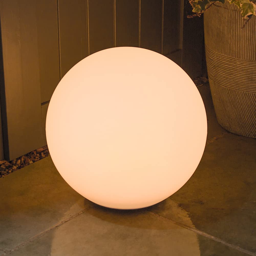 Luce da Giardino LED Rotonda Impermeabile con 16 Colori e Telecomando - Perfetta per Giardino, Portico e Feste
