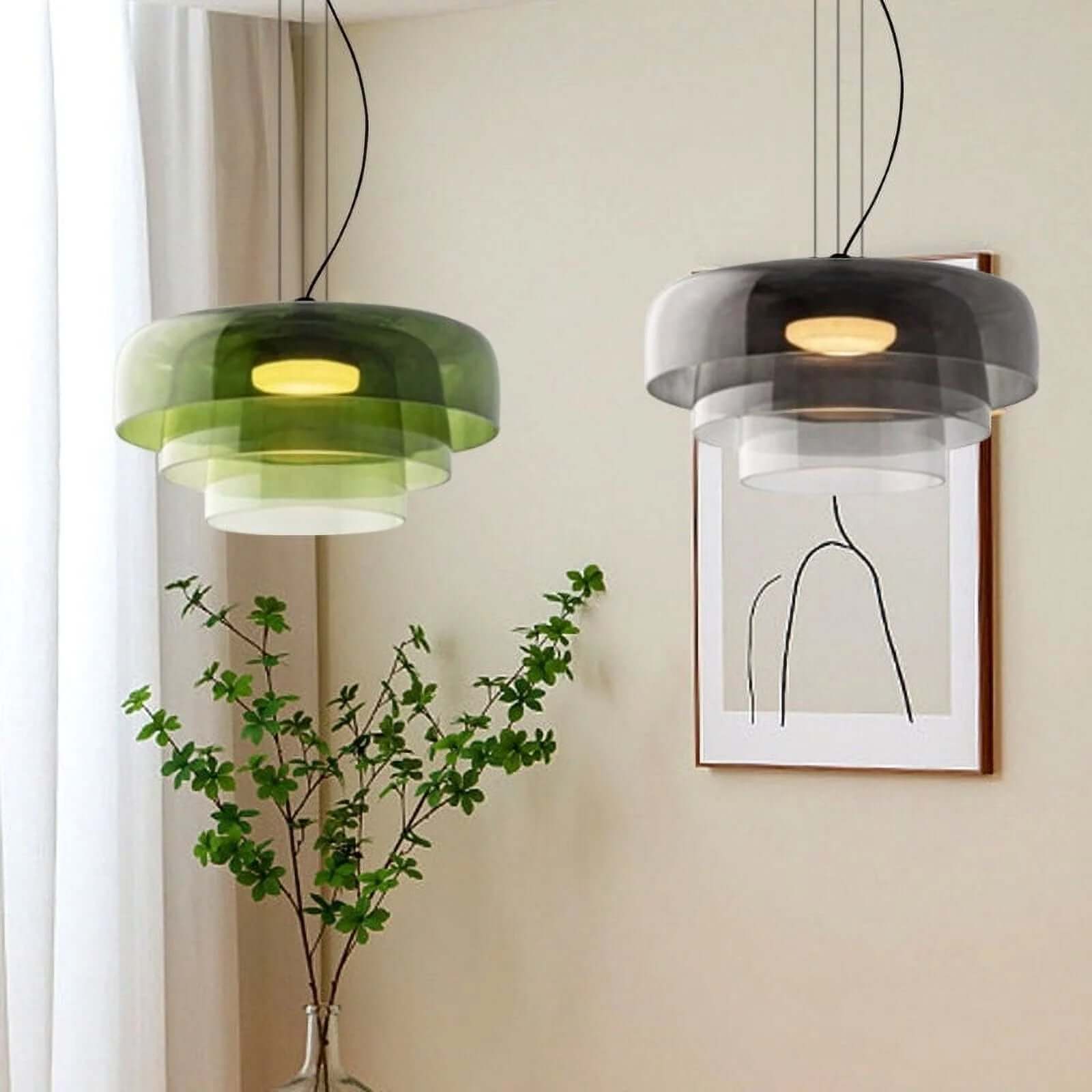 Lampada a Sospensione in Vetro Stile Nordic