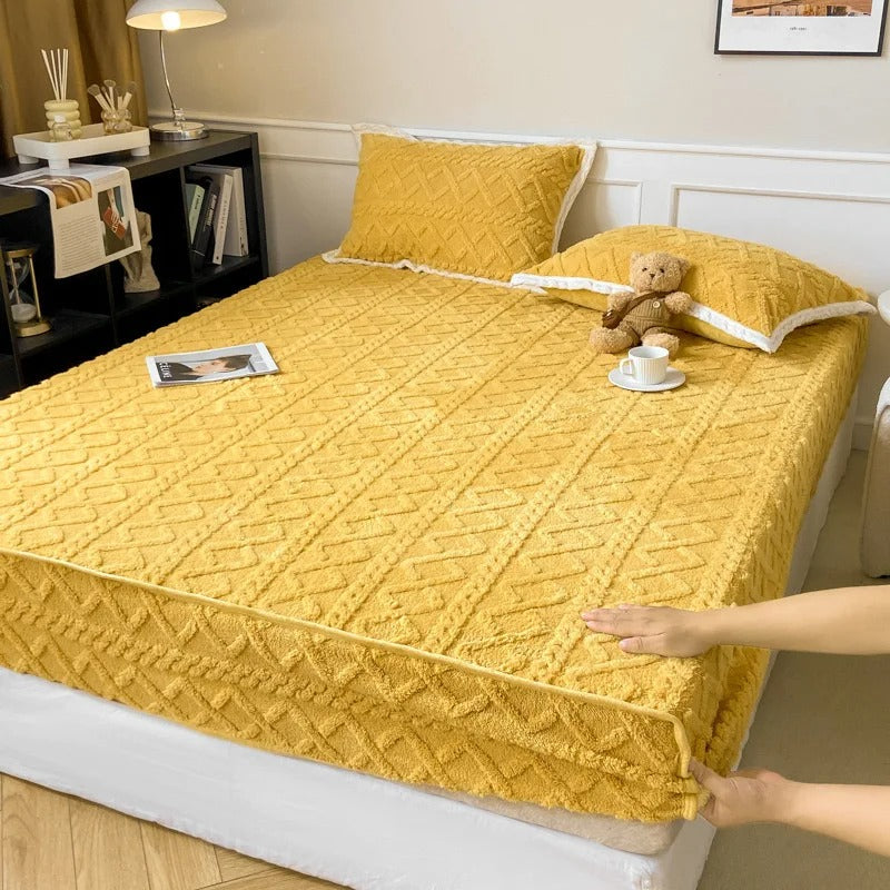 SoftSleep™ - Set di biancheria da letto in velluto di lusso