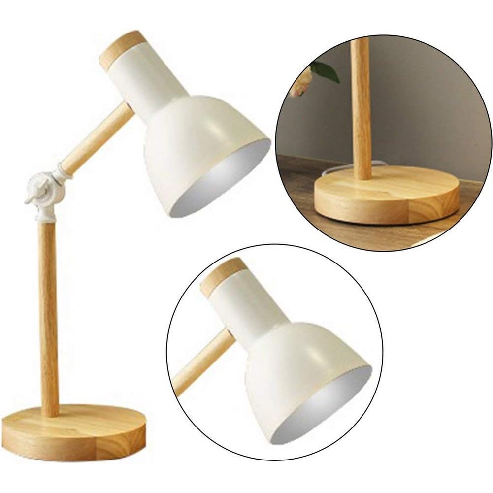 Lampada da Tavolo in Legno Regolabile | Illuminazione Nordica