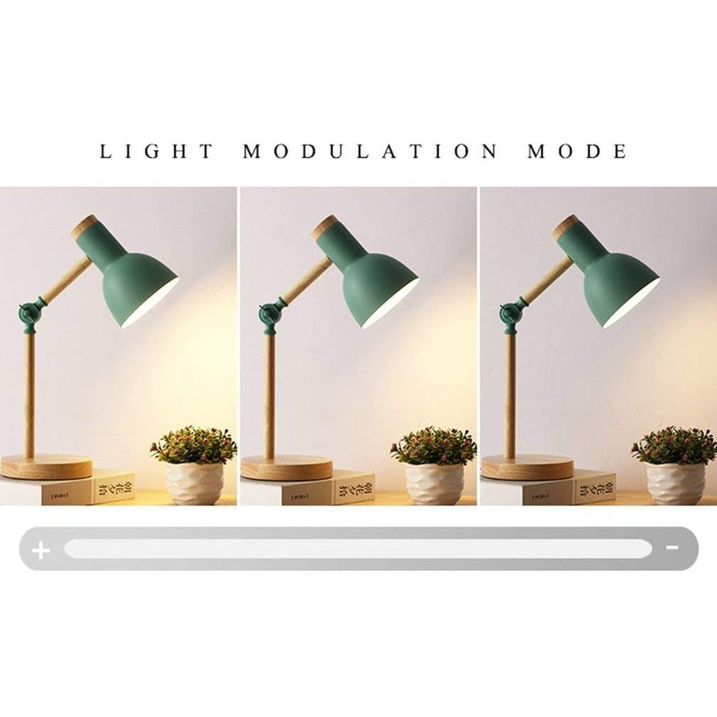 Lampada da Tavolo in Legno Regolabile | Illuminazione Nordica