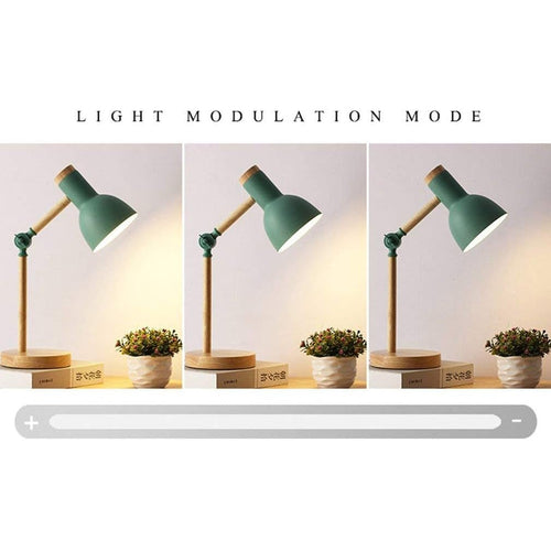 Lampada da Tavolo in Legno Regolabile | Illuminazione Nordica