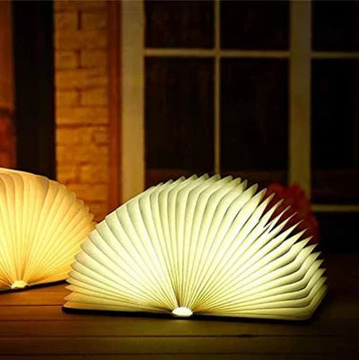 Lampada da libro pieghevole con luce LED calda - StoryGlow