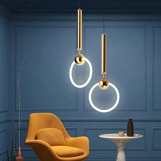 Lampada a Sospensione Nordica Design Minimalista e Forma Elegante
