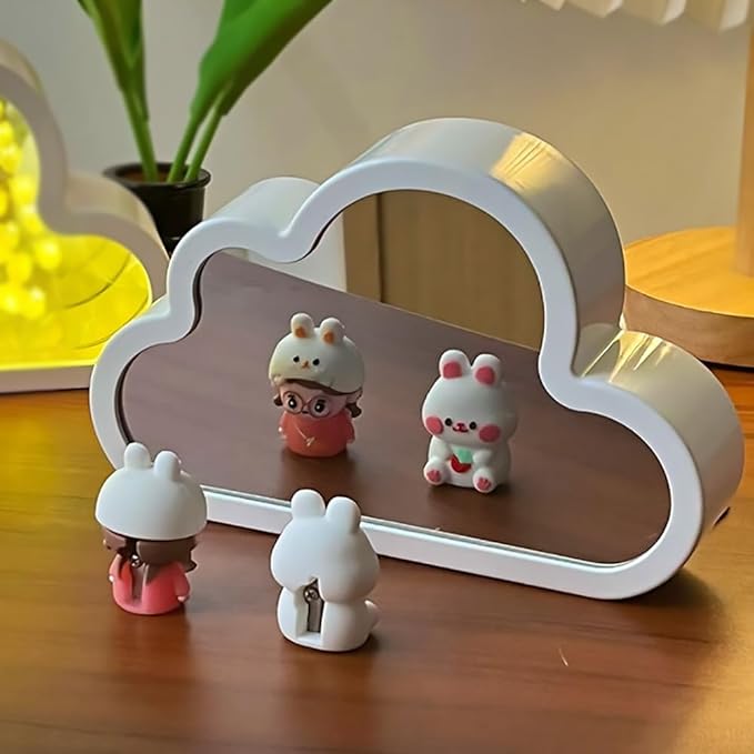 Lampada da Tavolo Tulipano con Design in Vetro Specchiato
