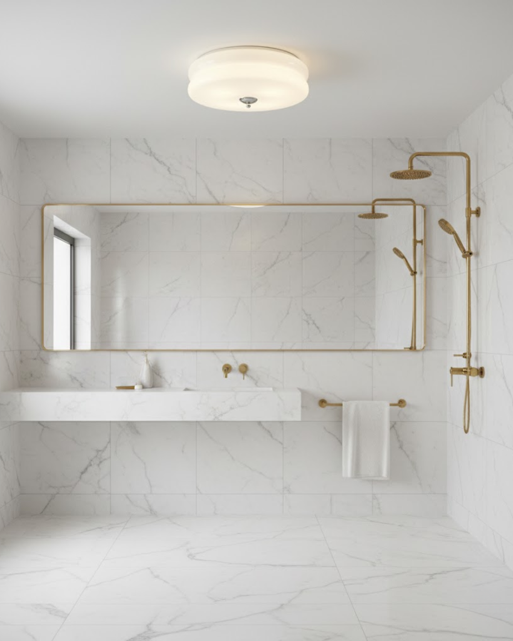 Aurevyn | Lampada da soffitto LED Art Deco con temperatura di colore regolabile e luminosità dimmerabile