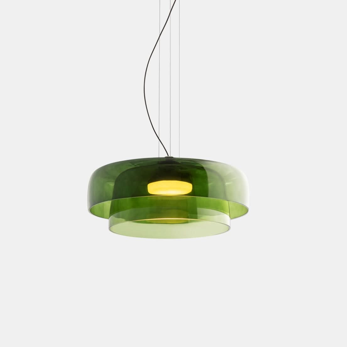 Lampada a Sospensione in Vetro Nordic – Pendant Unico in Metallo e Vetro