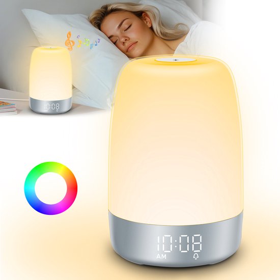 Aurora Luce Sveglia con Suoni Naturali – Orologio Alarmante con Alba Dolce per un Inizio Rinfrescante