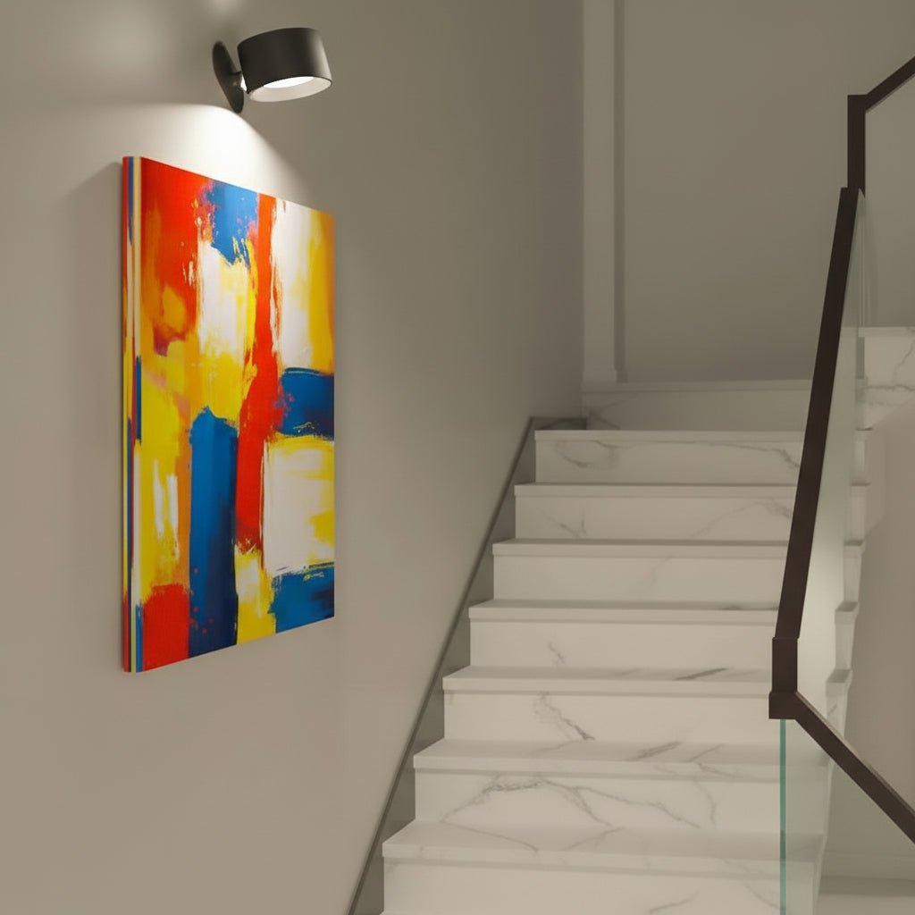 GLOW360 – Lampada da parete LED wireless e rotante