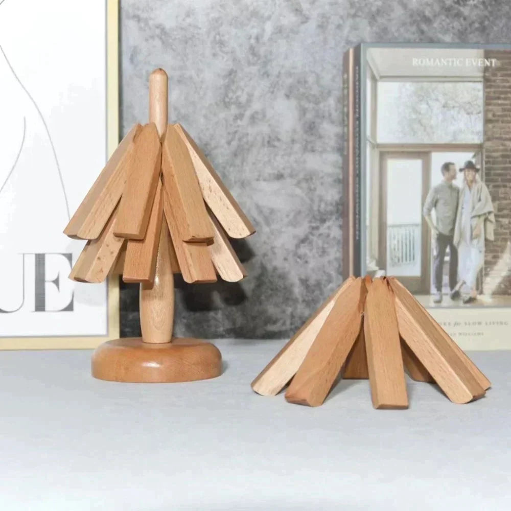 Trivet™ Sottopentola in Legno per Piatti Caldi