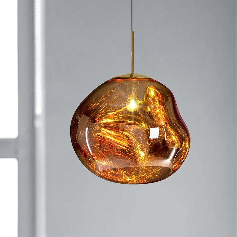 Lampada da soffitto in vetro moderno - LunaLux