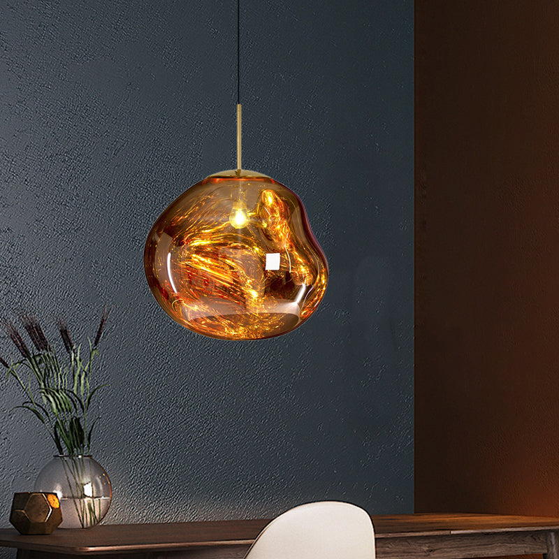 Lampada da soffitto in vetro moderno - LunaLux