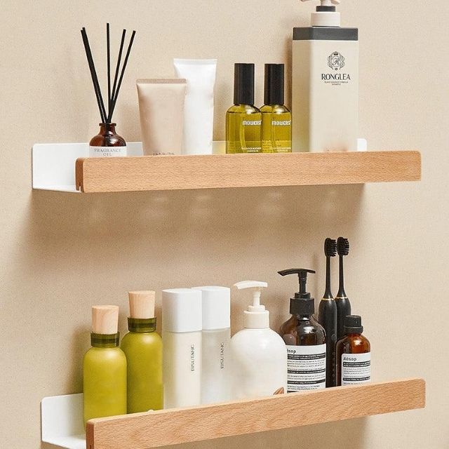 Mensola da Bagno a Muro Senza Foratura