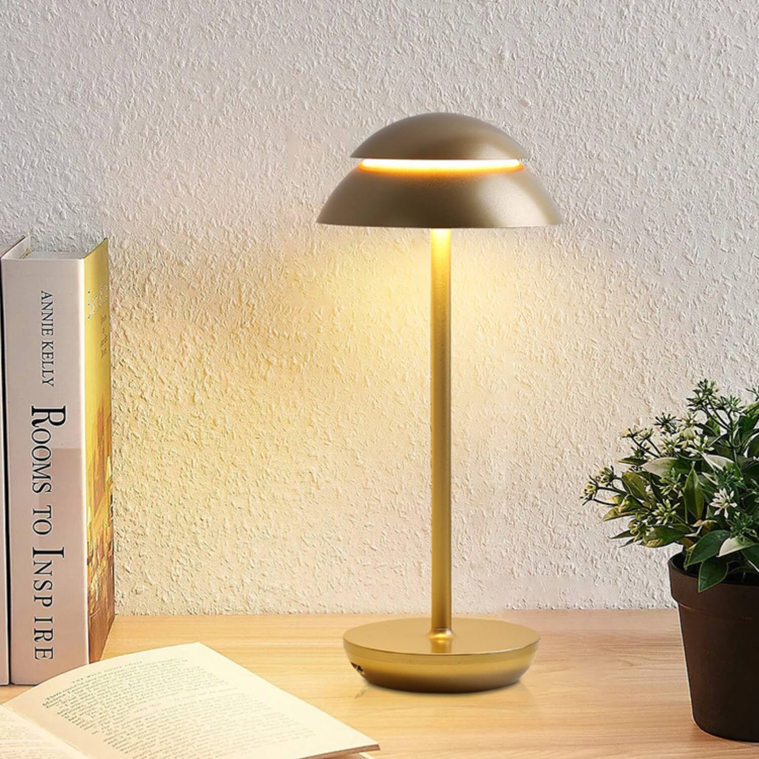 Lampada da Tavolo Minimalista a Forma di Fungo