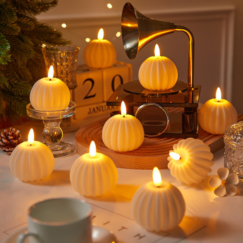 Autunno – Flamfri Ljus con Illuminazione Suggestiva