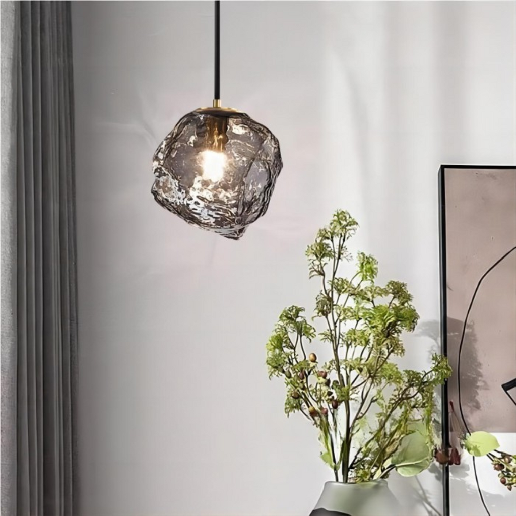 Lumenos Lampadario in Vetro - Lampadario Elegante per il Tavolo da Pranzo