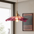 Myloq - Lampada a sospensione in vetro Retro Lotus