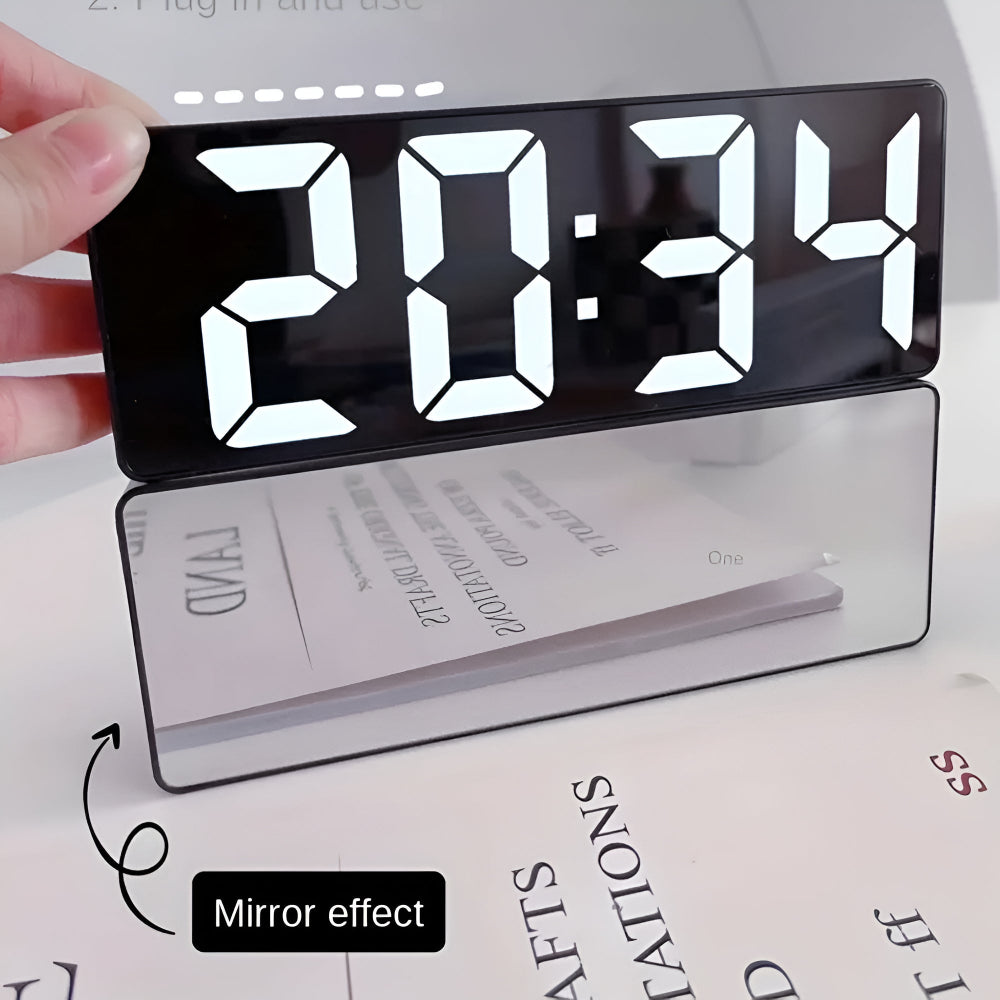 Orologio Sveglia Digitale a LED con Specchio