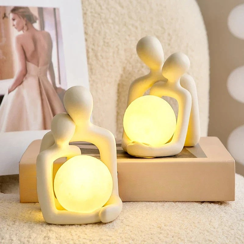Luce d'atmosfera in ceramica - LunaGlow