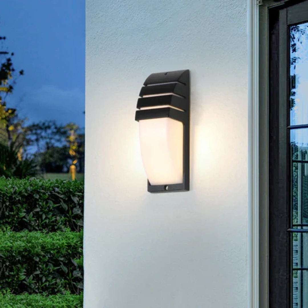Zymor - Lampada da Parete Esterna con Sensore