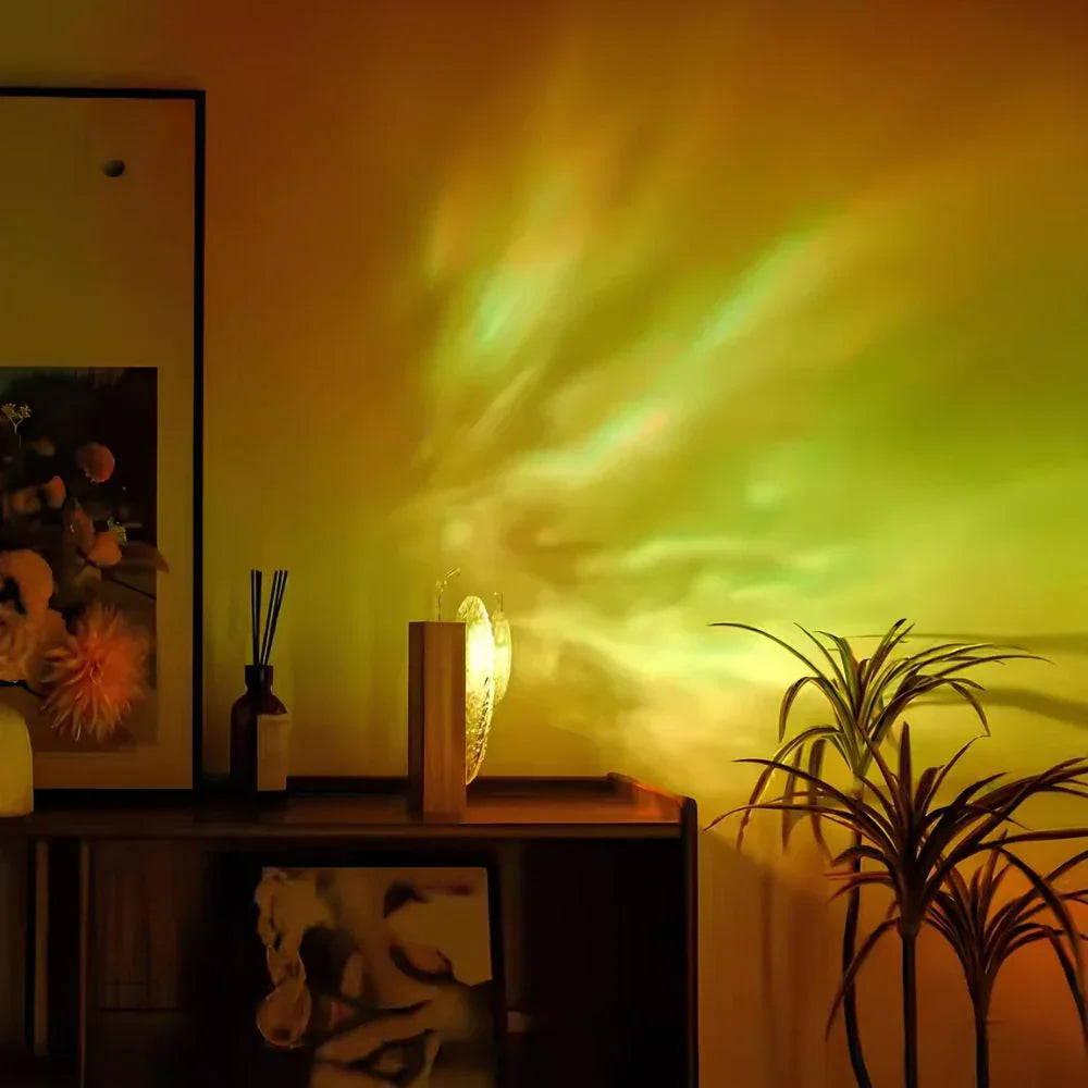 SolAura – Lampada per il tramonto con proiezione regolabile e luce calda dimmerabile