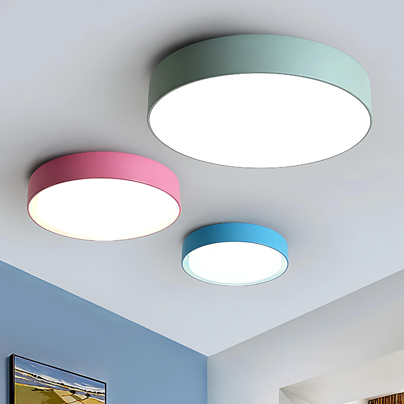 Iserene - Lampada da soffitto LED rotonda dimmerabile