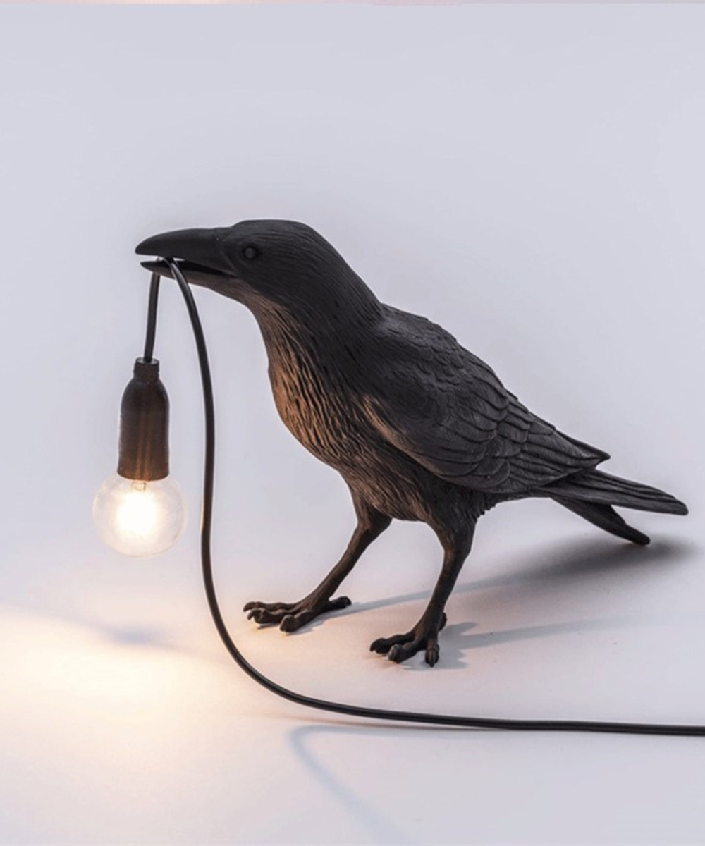 Lampada da Tavolo Corvo - Illuminazione Unica e Artistica