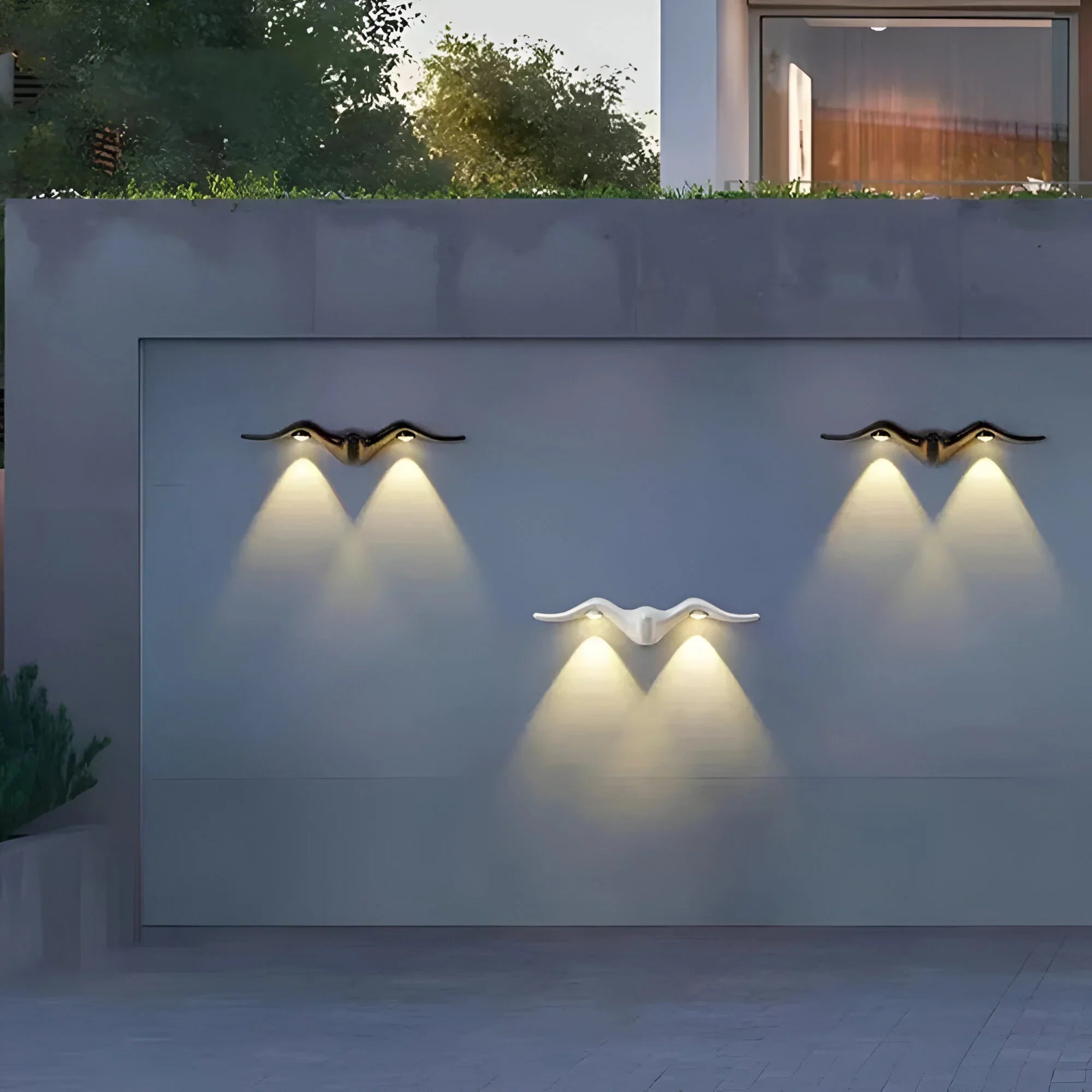 BrightGlow – Applique da Parete Nordica Impermeabile