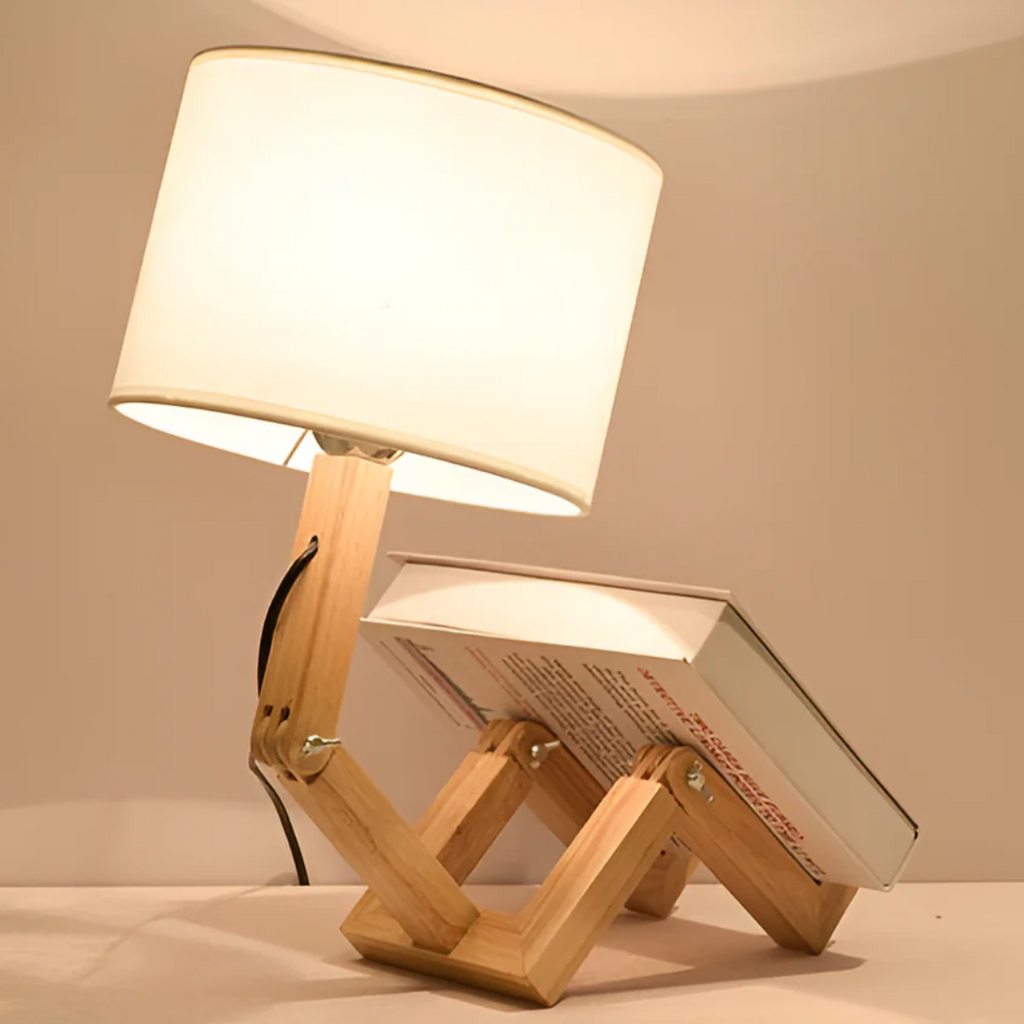Rilna - Lampada da Tavolo in Legno Flessibile